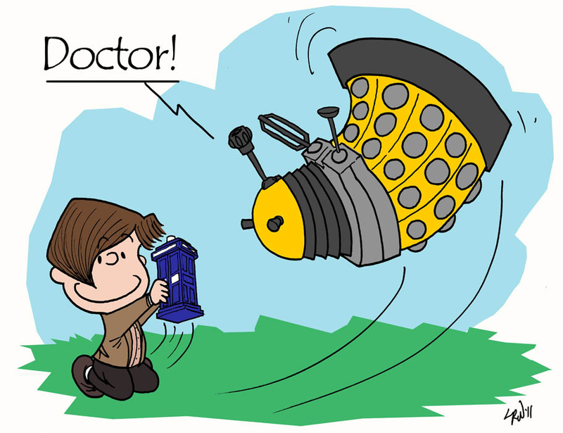 Illustration for article titled It's the Great Dalek, Charlie Brown